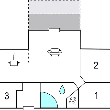 Сasa de vacaciones Three-bedroom In Sydals *