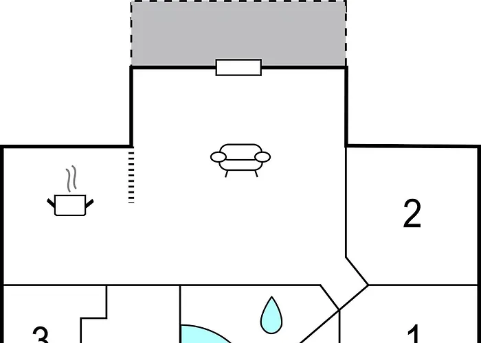 Сasa de vacaciones Three-bedroom In Sydals *